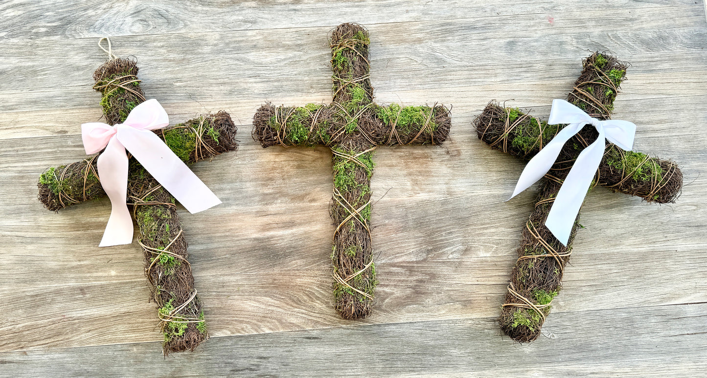 Moss & Vine Cross