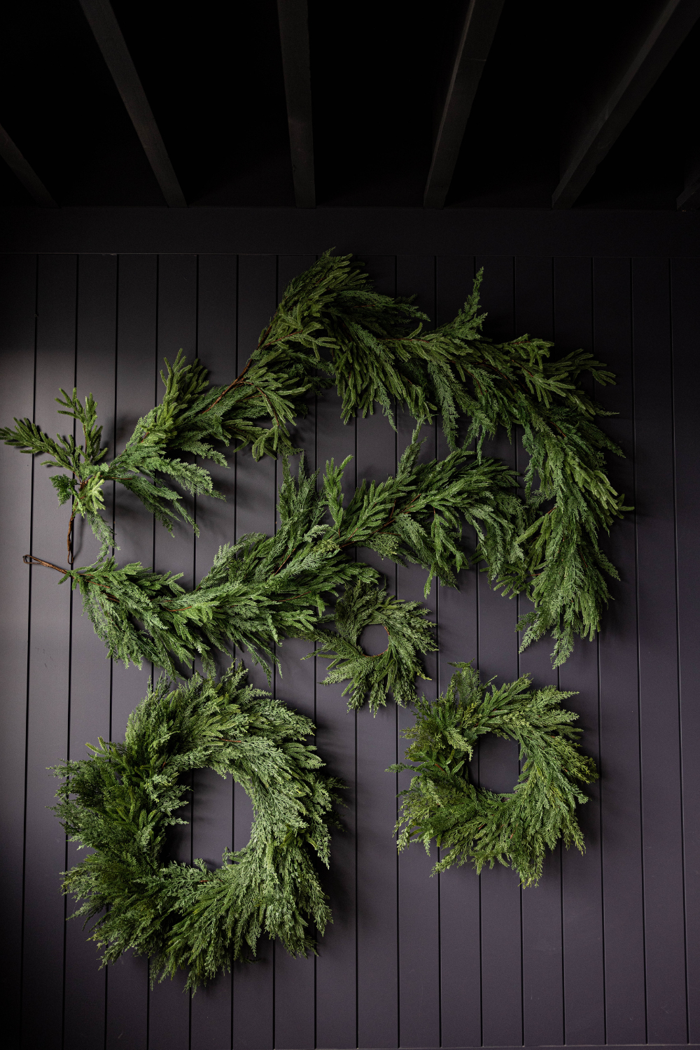 Norfolk + Cypress Mixed Real Touch Wreath - 24"